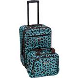 Rockland Fashion 2pc Softside Carry On Luggage Set