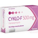 Meda Tablett Receptfria läkemedel Cyklo-F 500mg 20 st Tablett