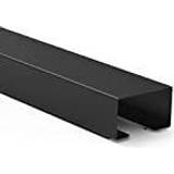 Hama Installationsmaterial Hama Magnetisk kabelkanal, 55 cm, för montering på en bordsfot, svart