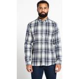 French Connection Herr Skjortor French Connection Scot Flannel L/s Ecru/marine
