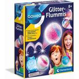 Clementoni Experimentlådor Clementoni Galileo Fun – Glitter Flummis, färgglada och glittrande gummibollar, gör-det-själv-experimentlåda för hem, leksaker för barn från 8 år 59032