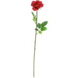 Röda Konstgjorda växter Europalms Rose Konstgjord växt