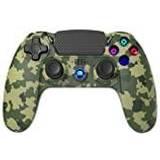 Gröna Spelkontroller Trade Invaders Wireless Controller Green Camo Gamepad Sony Playstation 4 Leverantör, 3-4 vardagar leveranstid