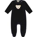 Steiff Bodys Steiff Unisex baby basic småbarn pyjamas, marinblå, 74
