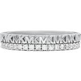 Michael Kors Ringar Michael Kors Rings Monogram Band Ring silver Rings for ladies