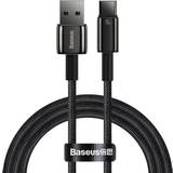 Svarta - USB-kabel Kablar Baseus USB A - USB C M-M 1m