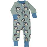 Geggamoja Pyjamasar Barnkläder Geggamoja Bambu Pyjamas- Hedgehog Green