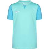 Nike Kortärmad fotboll Jersey Y Nk Df Trophy V JSY Ss, Hyper Turq/Klorin blå/vit, DR0942-354