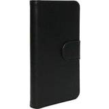 3SIXT Plånboksfodral 3SIXT 3S-0942 skyddsskal för iPhone, Läderväska bokstil, iPhone X, svart
