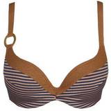 Brons Badkläder Marie Jo Saturna Padded Bikini Top Heartshape