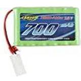 7.2v batteri nimh batterier och laddbart Carson NIMH 7,2 V 700 MAH Tamiya, ersättningsbatteri för RC fordon, tillbehör, 500608203