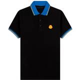 Moncler Bomull - Rosa Kläder Moncler Polo Shirt Contrast Black