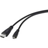 TRU Components HDMI-kablar TRU Components HDMI-kabel Raspberry Pi