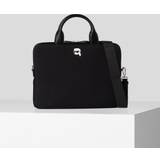 Karl Lagerfeld Datorväskor Karl Lagerfeld K/ikonik Nylon Laptop Bag, Woman, Black, Size: One size
