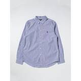 Blåa Skjortor Barnkläder Polo Ralph Lauren Skjorta Classics Marinblå/Vitrandig år 116 Skjorta