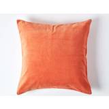 Homescapes Kuddar Homescapes Burnt Cushion Cover Orange (40x40cm)
