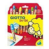 Giotto Färgpennor Giotto be-bè 4697 00, 12 stycken 1-pack Jumbo färgpennor