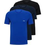 Boss t shirt 3 pack Hugo Boss Classic Crew Neck Solid T-shirt 3-pack - Blue/Black/Navy