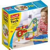 Quercetti Byggleksaker Quercetti Georello Toolbox Construction Set with Gears and Chain Includes 130 Building Elements, Promotes STEM Learning, Made in Italy, for Kids Ages 5 Years and Up