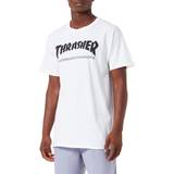 Thrasher Magazine Hoodies Kläder Thrasher Magazine Skate Mag T-shirt - White