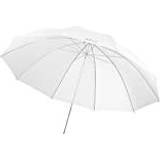 Vitt paraply Walimex Pro Genomskinligt paraply 140 cm, vitt för mjukt och diffust ljus