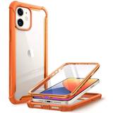 I-Blason Orange Mobilfodral i-Blason Ares Series Designed for iPhone 12 Mini Case 2020 Dual Layer Rugged Clear Bumper Case with Built-in Screen Protector Orange