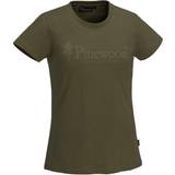Pinewood Dam Överdelar Pinewood Outdoor Life T-shirt - Hunting Olive