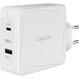 Laddare - Mobilladdare Batterier & Laddbart LogiLink PA0281 100W GaN USB Charger