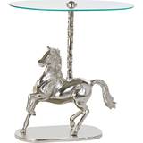 Silver Småbord Dkd Home Decor Side Transparent Crystal Small Table