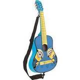Musikleksaker Lexibook Minions Akustikgitarre, 78cm blau/gelb