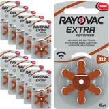 Hörapparatsbatteri Batterier & Laddbart Rayovac Extra Advanced 312 60-pack
