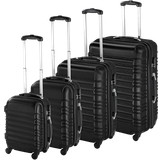 4 hjul Resväskeset tectake Lightweight Hard Shell Suitcase - 3 delar