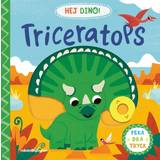 Dinosaurier Babyleksaker Rabén & Sjögren Hej dino! Triceratops