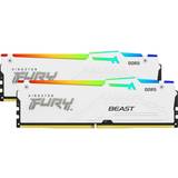 RAM minnen Kingston Fury Beast RGB White DDR5 5600MHz 2x16GB ECC (KF556C40BWAK2-32)