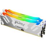 Belysning - Vita RAM minnen Kingston Fury Renegade RGB White DDR5 6000MHz 2x16GB (KF560C32RWAK2-32)
