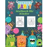 Monster Målarfärg Monster Party Malbuch für Kinder
