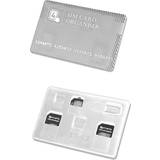 4smarts Mobiltillbehör 4smarts SIM Card Organizer SIM-kortsadapter Micro SIM Nano SIM Vit