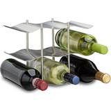 Plast Vinställ Relaxdays Steel Wine Rack