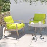 vidaXL Pallet Sofa 2 Chair Cushions Green (120x)
