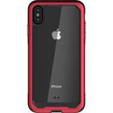 Ghostek Mobiltillbehör Ghostek iPhone XS Max Clear Case for Apple iPhone X XR XS Atomic Slim Red
