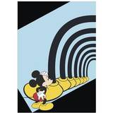 Blåa Tavlor & Posters Komar Mickey Mouse Foot Tunnel 30x40cm