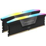 64 GB RAM minnen Corsair Vengeance RGB Black DDR5 6400MHz 2x32GB (CMH64GX5M2B6400C32)