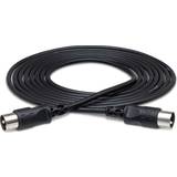 Midi kabel Hosa MID-325BK MIDI-kabel 7,6m