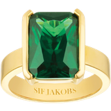 Sif Jakobs Roccanova Grande Ring - Gold/Green