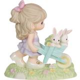 Porslin Prydnadsfigurer Precious Moments 222015 Wishing You Bunny Kisses Springtime Wishes Figurine