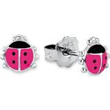 Princess Lillifee Stud Earrings - Silver/Pink/Black