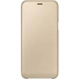 Samsung Guld Mobilskal Samsung Wallet Cover for Galaxy A6