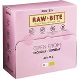 RawBite Matvaror RawBite Organic Fruit & Nut Bite Protein Snackbox 45 st