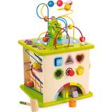 Hape Modedockor Leksaker Hape Country Critters Wooden Activity Play Cub