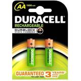 Aa duracell batterier Duracell 2 uppladdningsbara batterier AA